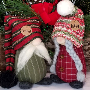 cute christmas farmhouse gnomes