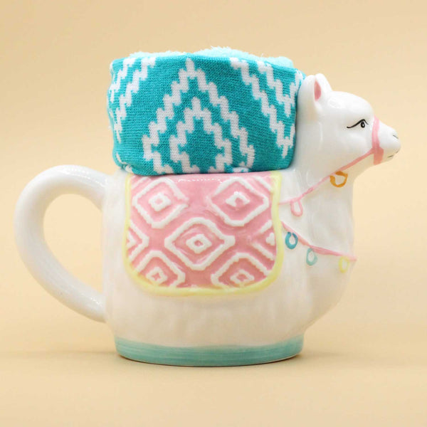 Llama Mug & Socks Gift Set
