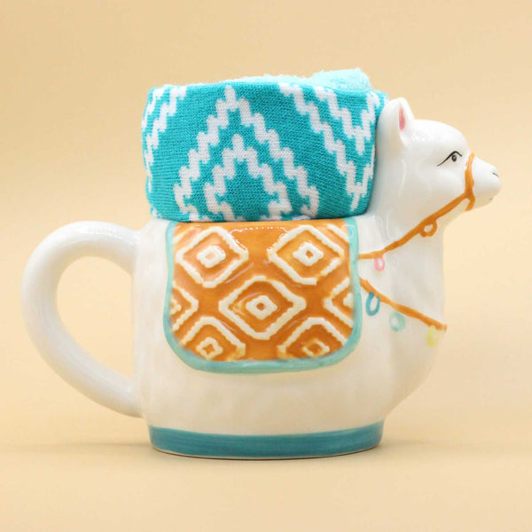 Llama Mug & Socks Gift Set